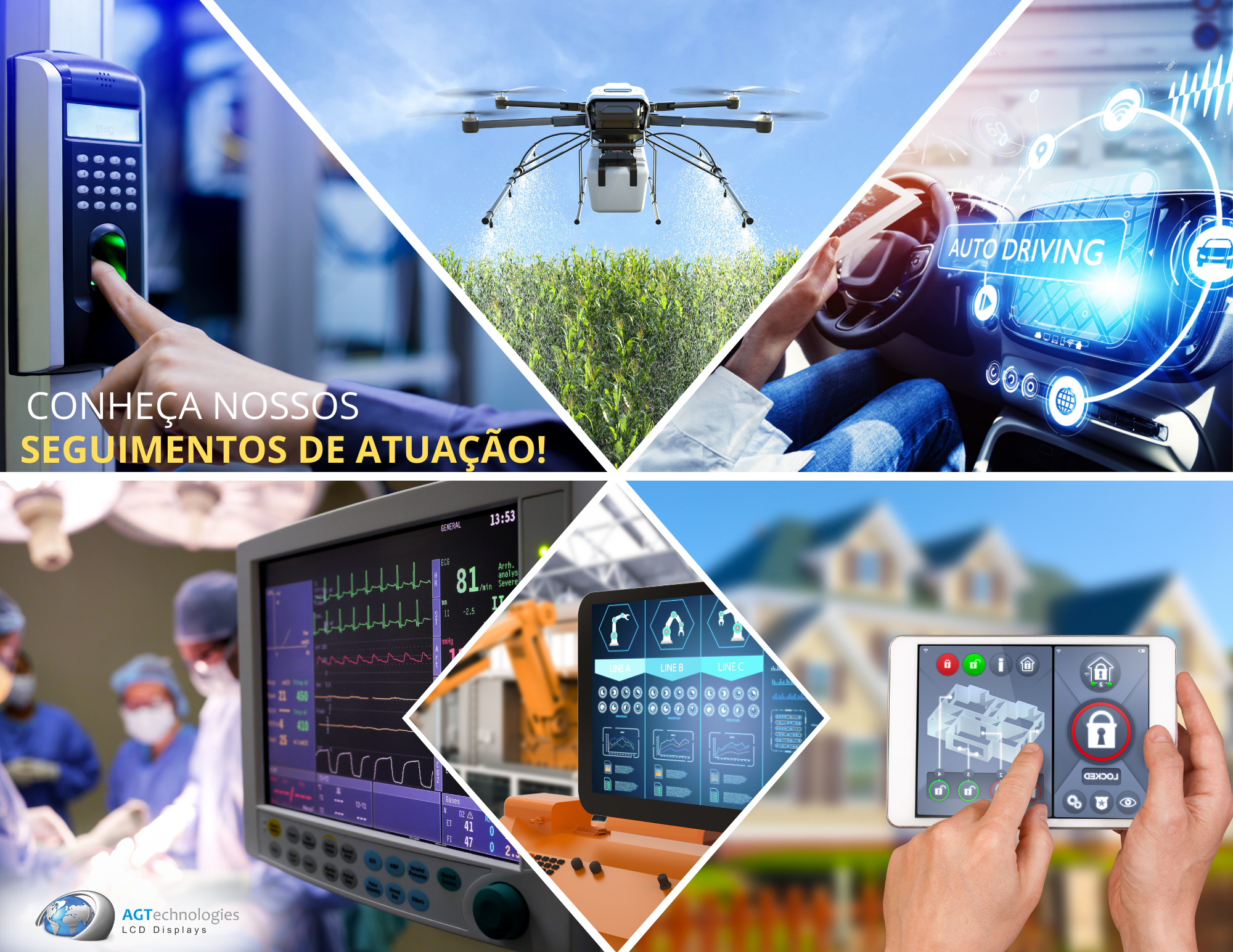 Informativo AGT - Conheça nossos seguimentos de atuação!