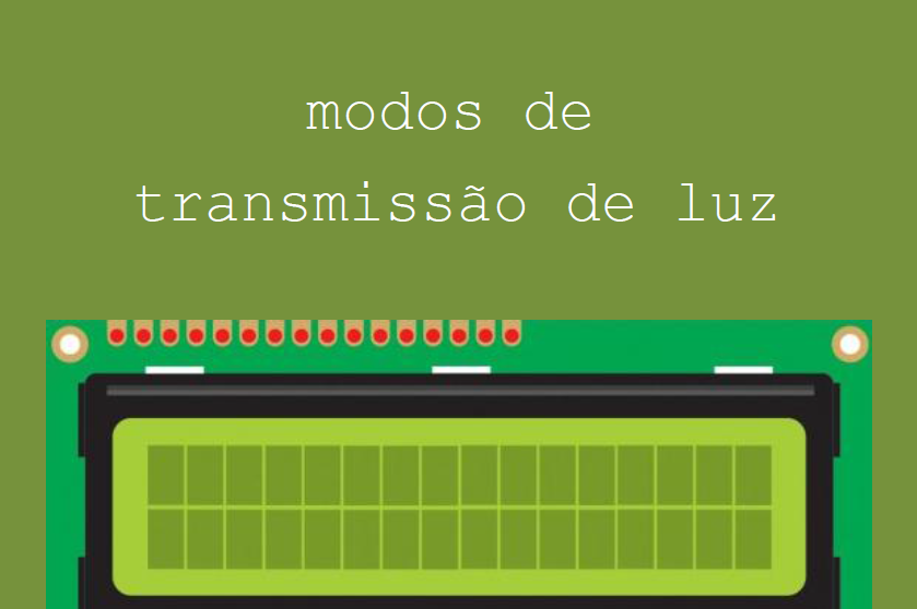 Informativo AGT - Quais são os modos de transmissão de luz no LCD?
